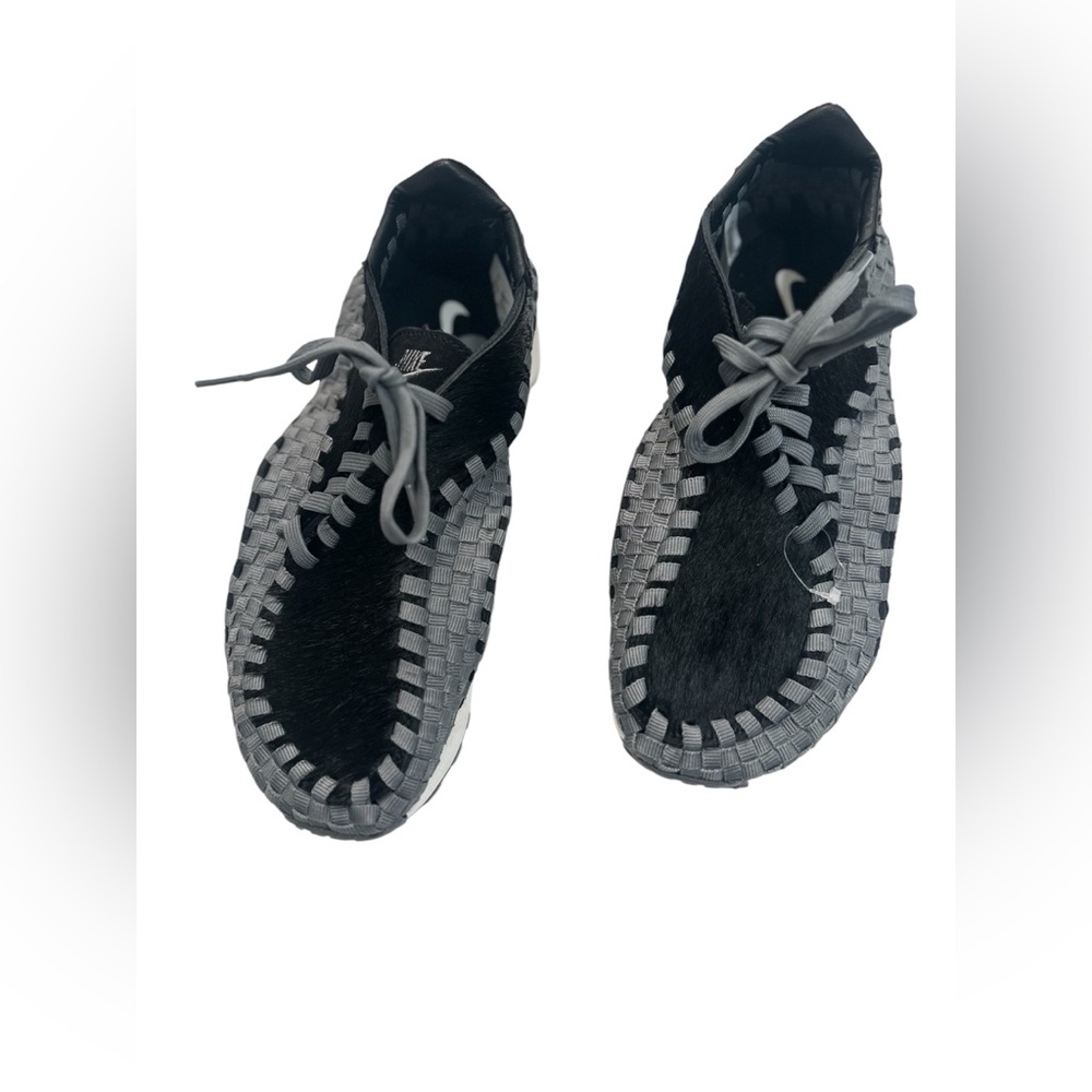 Nike Air Footscape Woven Low Black Smoke And Grey Women’s Size 7 NWOB Sneakers
